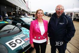 Silverstone Classic  28-30 July 2017  At the Home of British Motorsport  General Don Law with the Jaguar XJ220 display Free for editorial use only Photo credit – JEP