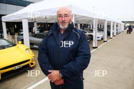 Silverstone Classic  28-30 July 2017  At the Home of British Motorsport  General Don Law with the Jaguar XJ220 display Free for editorial use only Photo credit – JEP