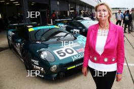 Silverstone Classic  28-30 July 2017  At the Home of British Motorsport  General Elizabeth Walkinshaw with the Jaguar XJ220 Free for editorial use only Photo credit – JEP