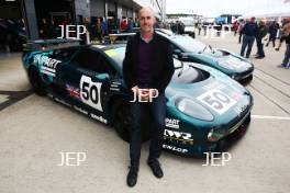 Silverstone Classic  28-30 July 2017  At the Home of British Motorsport  General David Brabham with the Jaguar XJ220 display Free for editorial use only Photo credit – JEP