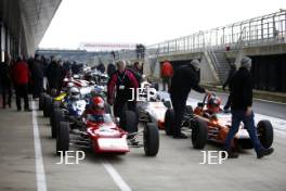 Silverstone Classic Media Day 2017, Silverstone Circuit, Northants, England. 23rd March 2017. Formula Ford. Copyright Free for editorial use.