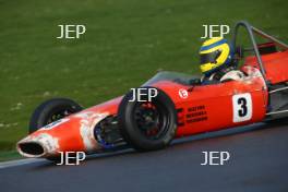 Silverstone Classic Media Day 2017, Silverstone Circuit, Northants, England. 23rd March 2017. Benn Simms Formula Ford. Copyright Free for editorial use.