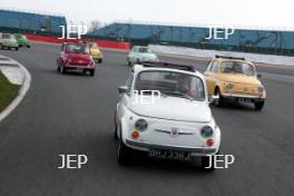 Silverstone Classic Media Day 2017, Silverstone Circuit, Northants, England. 23rd March 2017. Abarth. Copyright Free for editorial use.