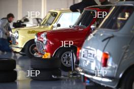 Silverstone Classic Media Day 2017, Silverstone Circuit, Northants, England. 23rd March 2017. Mini. Copyright Free for editorial use.