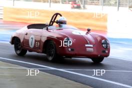 Silverstone Classic Media Day 2017,  Silverstone Circuit, Northants, England. 23rd March 2017. Porsche 365  Copyright Free for editorial use.