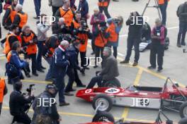 Silverstone Classic Media Day 2017, Silverstone Circuit, Northants, England. 23rd March 2017. Tiff Needell Formula Ford. Copyright Free for editorial use.