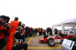 Silverstone Classic Media Day 2017, Silverstone Circuit, Northants, England. 23rd March 2017. Tiff Needell Formula Ford. Copyright Free for editorial use.