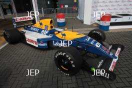 Silverstone Classic Media Day 2017, Silverstone Circuit, Northants, England. 23rd March 2017. Williams FW14B. Copyright Free for editorial use.