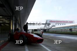 Silverstone Classic Media Day 2017, Silverstone Circuit, Northants, England. 23rd March 2017. Ferrari Dino. Copyright Free for editorial use.