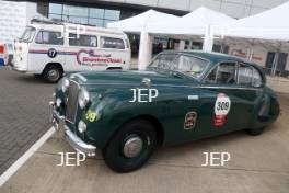 Silverstone Classic Media Day 2017, Silverstone Circuit, Northants, England. 23rd March 2017. Tim Hannig Jaguar. Copyright Free for editorial use.