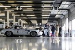 Silverstone Classic Media Day 2017, Silverstone Circuit, Northants, England. 23rd March 2017. Jaguar E-Type. Copyright Free for editorial use.