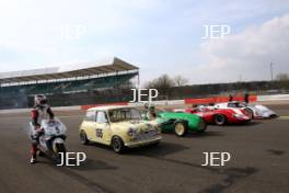 Silverstone Classic Media Day 2017, Silverstone Circuit, Northants, England. 23rd March 2017. Silverstone Classic Sound off. Copyright Free for editorial use.