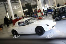 Silverstone Classic Media Day 2017, Silverstone Circuit, Northants, England. 23rd March 2017. Lotus Elan. Copyright Free for editorial use.