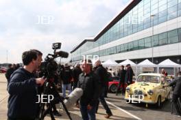 Silverstone Classic Media Day 2017, Silverstone Circuit, Northants, England. 23rd March 2017. Charley Boorman. Copyright Free for editorial use.