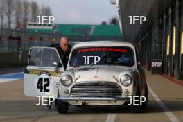 Silverstone Classic Media Day 2017, Silverstone Circuit, Northants, England. 23rd March 2017. Mini. Copyright Free for editorial use.