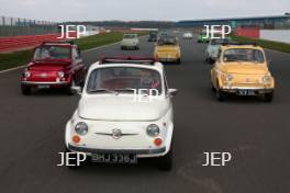 Silverstone Classic Media Day 2017, Silverstone Circuit, Northants, England. 23rd March 2017. Abarth. Copyright Free for editorial use.