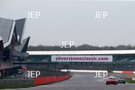 Silverstone Classic Media Day 2017, Silverstone Circuit, Northants, England. 23rd March 2017. Silverstone Classic action. Copyright Free for editorial use.