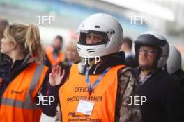 Silverstone Classic Media Day 2017, Silverstone Circuit, Northants, England. 23rd March 2017. Media passenger rides. Copyright Free for editorial use.