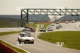 Silverstone Classic Media Day 2017, Silverstone Circuit, Northants, England. 23rd March 2017. Jaguar E-Type. Copyright Free for editorial use.