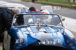 Silverstone Classic Media Day 2017, Silverstone Circuit, Northants, England. 23rd March 2017. Media passenger rides. Copyright Free for editorial use.