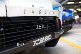 Silverstone Classic Media Day 2017, Silverstone Circuit, Northants, England. 23rd March 2017. Jaguar XJ220. Copyright Free for editorial use.