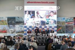 Silverstone Classic Media Day 2017, Silverstone Circuit, Northants, England. 23rd March 2017. Press Conference. Copyright Free for editorial use.