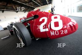 Silverstone Classic Media Day 2017, Silverstone Circuit, Northants, England. 23rd March 2017. Maserati 250F Copyright Free for editorial use.