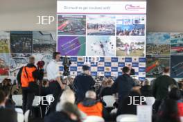 Silverstone Classic Media Day 2017, Silverstone Circuit, Northants, England. 23rd March 2017. Press Conference. Copyright Free for editorial use.