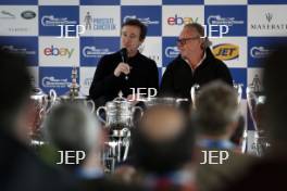 Silverstone Classic Media Day 2017, Silverstone Circuit, Northants, England. 23rd March 2017. Silverstone Classic press conference. Copyright Free for editorial use.