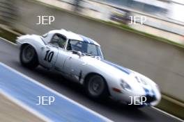 Silverstone Classic Media Day 2017, Silverstone Circuit, Northants, England. 23rd March 2017. Jaguar E-Type. Copyright Free for editorial use.