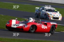 Silverstone Classic Media Day 2017, Silverstone Circuit, Northants, England. 23rd March 2017. Lola. Copyright Free for editorial use.