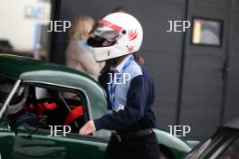 Silverstone Classic Media Day 2017, Silverstone Circuit, Northants, England. 23rd March 2017. Media passenger rides. Copyright Free for editorial use.