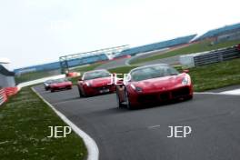 Silverstone Classic Media Day 2017, Silverstone Circuit, Northants, England. 23rd March 2017. Ferrari. Copyright Free for editorial use.