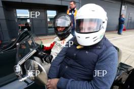 Silverstone Classic Media Day 2017, Silverstone Circuit, Northants, England. 23rd March 2017. Media passenger rides. Copyright Free for editorial use.