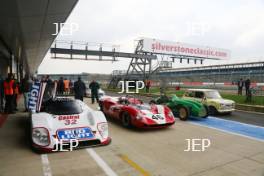 Silverstone Classic Media Day 2017, Silverstone Circuit, Northants, England. 23rd March 2017. Silverstone Classic Sound off. Copyright Free for editorial use.