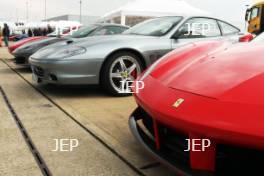 Silverstone Classic Media Day 2017, Silverstone Circuit, Northants, England. 23rd March 2017. Ferraris. Copyright Free for editorial use.