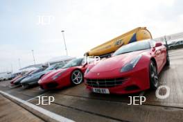 Silverstone Classic Media Day 2017,  Silverstone Circuit, Northants, England. 23rd March 2017. Ferrari  Copyright Free for editorial use.