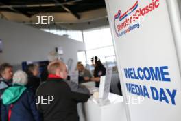 Silverstone Classic Media Day 2017, Silverstone Circuit, Northants, England. 23rd March 2017. Media Welcome. Copyright Free for editorial use.