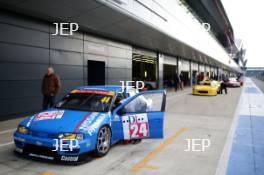 Silverstone Classic Media Day 2017, Silverstone Circuit, Northants, England. 23rd March 2017. Nissan Primera. Copyright Free for editorial use.