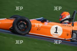 Silverstone Classic Media Day 2017, Silverstone Circuit, Northants, England. 23rd March 2017. Callum Grant Formula Ford. Copyright Free for editorial use.