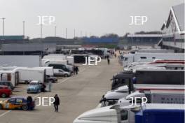 Silverstone Classic Media Day 2017, Silverstone Circuit, Northants, England. 23rd March 2017. Silverstone Classic paddock. Copyright Free for editorial use.