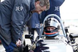 Silverstone Classic Media Day 2017, Silverstone Circuit, Northants, England. 23rd March 2017. Richard Tarling Formula Ford. Copyright Free for editorial use.