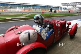 Silverstone Classic Media Day 2017, Silverstone Circuit, Northants, England. 23rd March 2017. Richard Bradley Aston Martin. Copyright Free for editorial use.