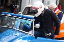 Silverstone Classic Media Day 2017, Silverstone Circuit, Northants, England. 23rd March 2017. Media passenger rides. Copyright Free for editorial use.