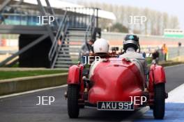 Silverstone Classic Media Day 2017, Silverstone Circuit, Northants, England. 23rd March 2017. Media passenger rides. Copyright Free for editorial use.