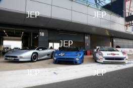 Silverstone Classic Media Day 2017, Silverstone Circuit, Northants, England. 23rd March 2017. Jaguar XJ220. Copyright Free for editorial use.