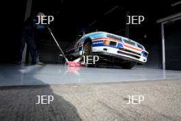 Silverstone Classic Media Day 2017,  Silverstone Circuit, Northants, England. 23rd March 2017. Andrew Kirkley - Ford Sierra RS 500  Copyright Free for editorial use.