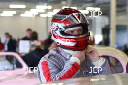 Silverstone Classic Media Day 2017, Silverstone Circuit, Northants, England. 23rd March 2017. Steve Soper Austin A35. Copyright Free for editorial use.