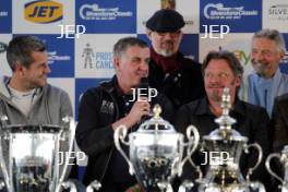 Silverstone Classic Media Day 2017, Silverstone Circuit, Northants, England. 23rd March 2017. Martin Donnelly in the Silverstone Classic press conference. Copyright Free for editorial use.