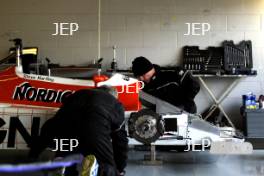 Silverstone Classic Media Day 2017, Silverstone Circuit, Northants, England. 23rd March 2017. Arrows. Copyright Free for editorial use.